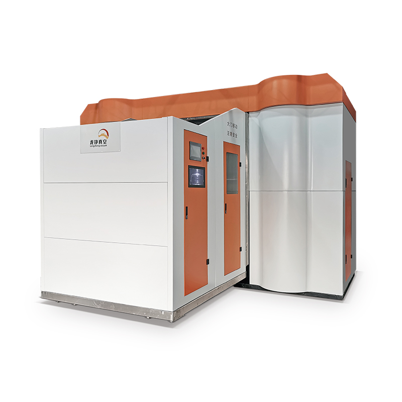 Équipement de revêtement à vide à enroulement à fibres flexibles